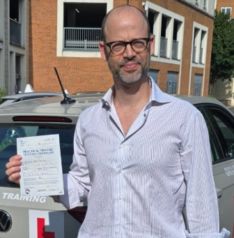 Dan, passed his driving test with The Stig Motoring School